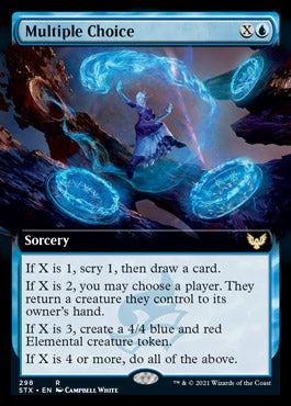 {R} Multiple Choice (Extended Art) [Strixhaven: School of Mages][STX 298]