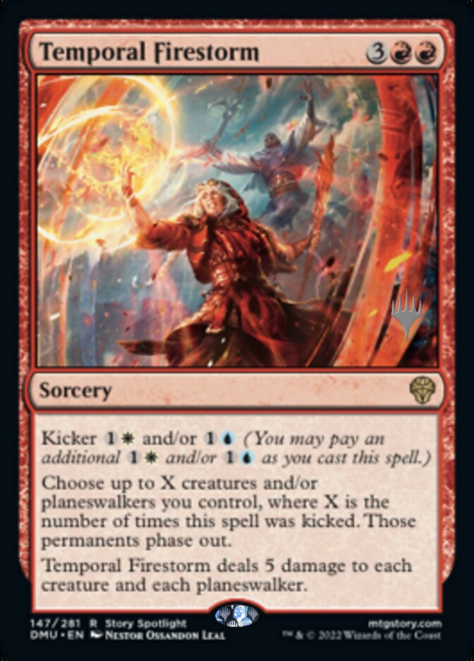 {@R} Temporal Firestorm (Promo Pack) [Dominaria United Promos][PP DMU 147]