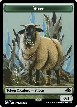 {T} Zombie // Sheep Double-Sided Token [Dominaria Remastered Tokens][TDMR 5//12]