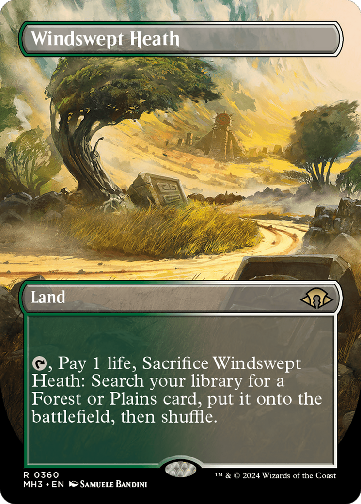 {R} Windswept Heath (Borderless) [Modern Horizons 3][MH3 360]