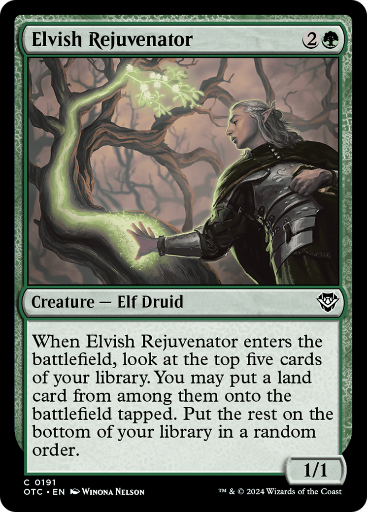 {C} Elvish Rejuvenator [Outlaws of Thunder Junction Commander][OTC 191]