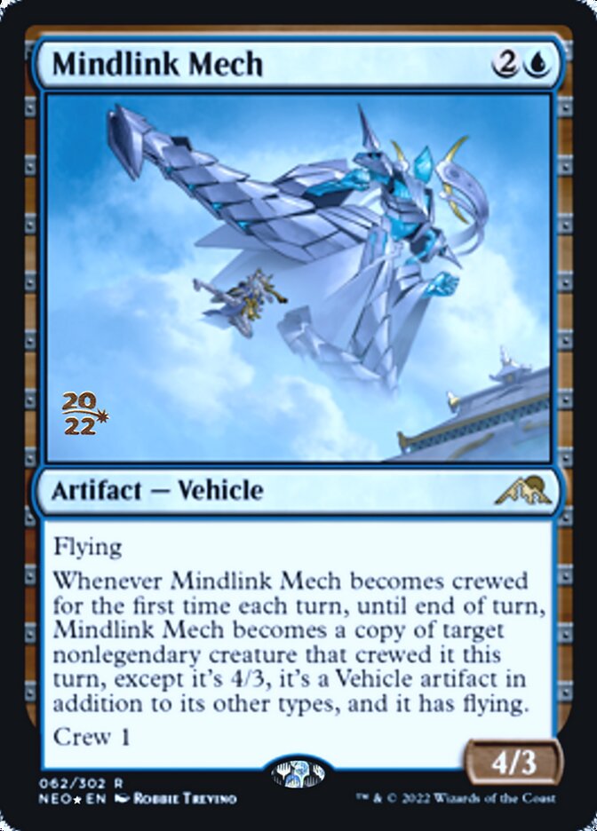 {R} Mindlink Mech [Kamigawa: Neon Dynasty Prerelease Promos][PR NEO 062]