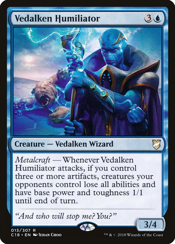 {R} Vedalken Humiliator [Commander 2018][C18 013]