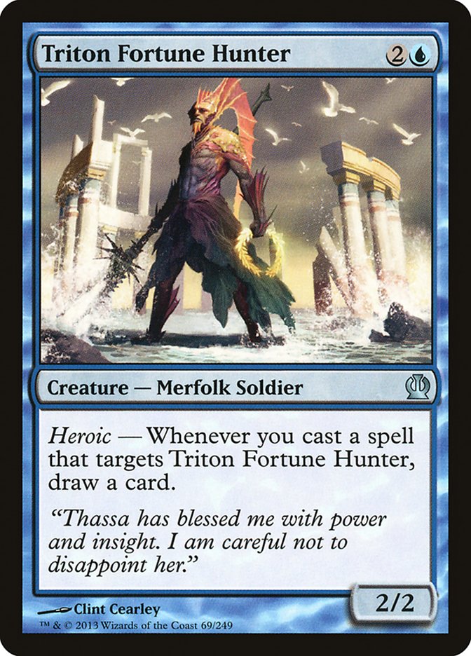 {C} Triton Fortune Hunter [Theros][THS 069]