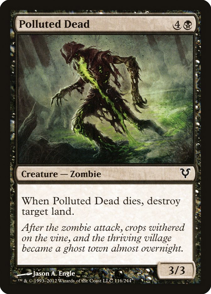 {C} Polluted Dead [Avacyn Restored][AVR 116]