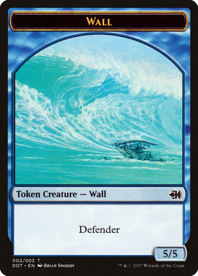 {T} Wall Token [Duel Decks: Merfolk vs. Goblins Tokens][TDDT 002]