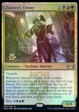 {@R} Ziatora's Envoy [Streets of New Capenna Prerelease Promos][PR SNC 232]