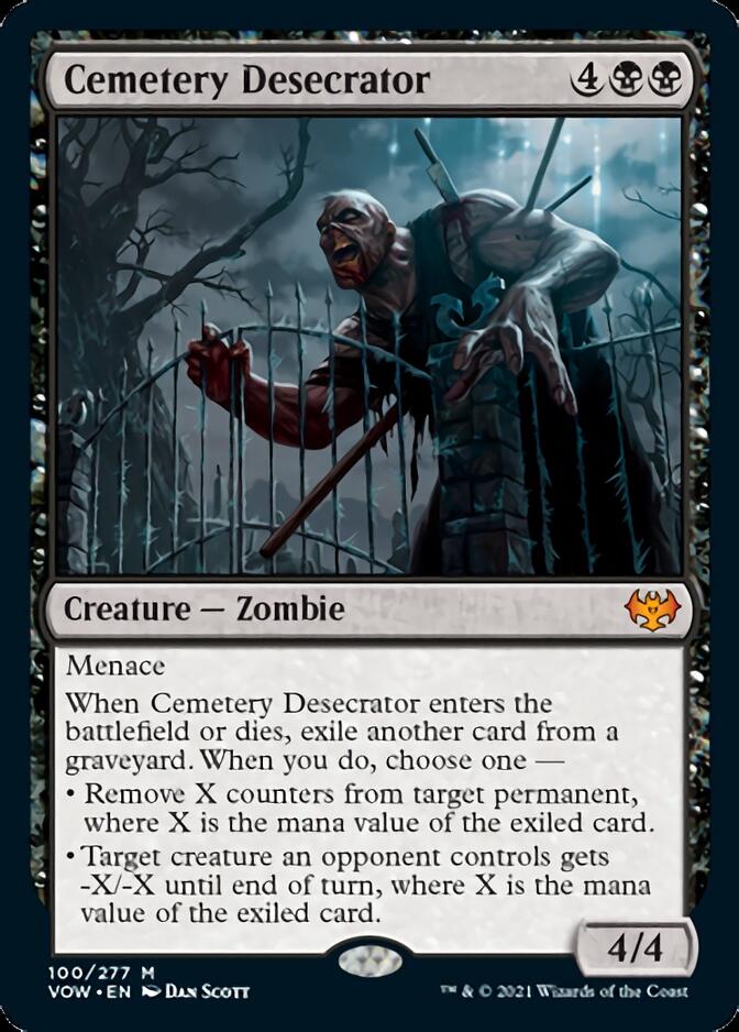 {R} Cemetery Desecrator [Innistrad: Crimson Vow][VOW 100]