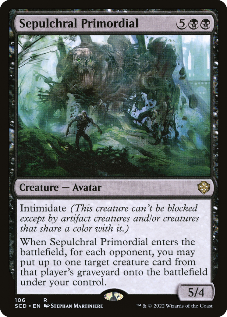 {R} Sepulchral Primordial [Starter Commander Decks][SCD 106]