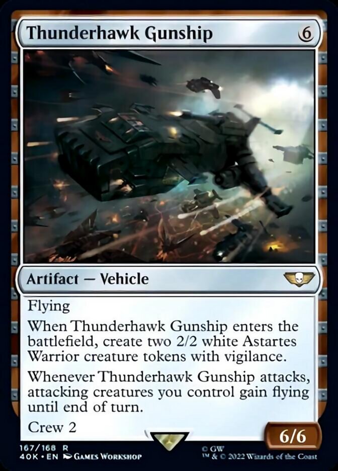 {R} Thunderhawk Gunship [Universes Beyond: Warhammer 40,000][40K 167]