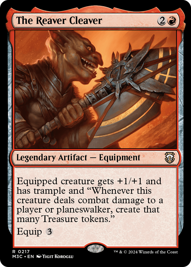 {R} The Reaver Cleaver (Ripple Foil) [Modern Horizons 3 Commander][RPF M3C 217]