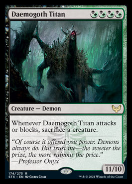 {R} Daemogoth Titan [Strixhaven: School of Mages][STX 174]