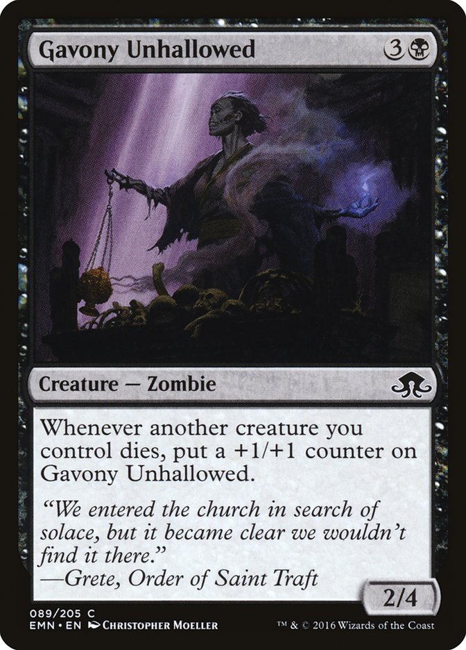 {C} Gavony Unhallowed [Eldritch Moon][EMN 089]