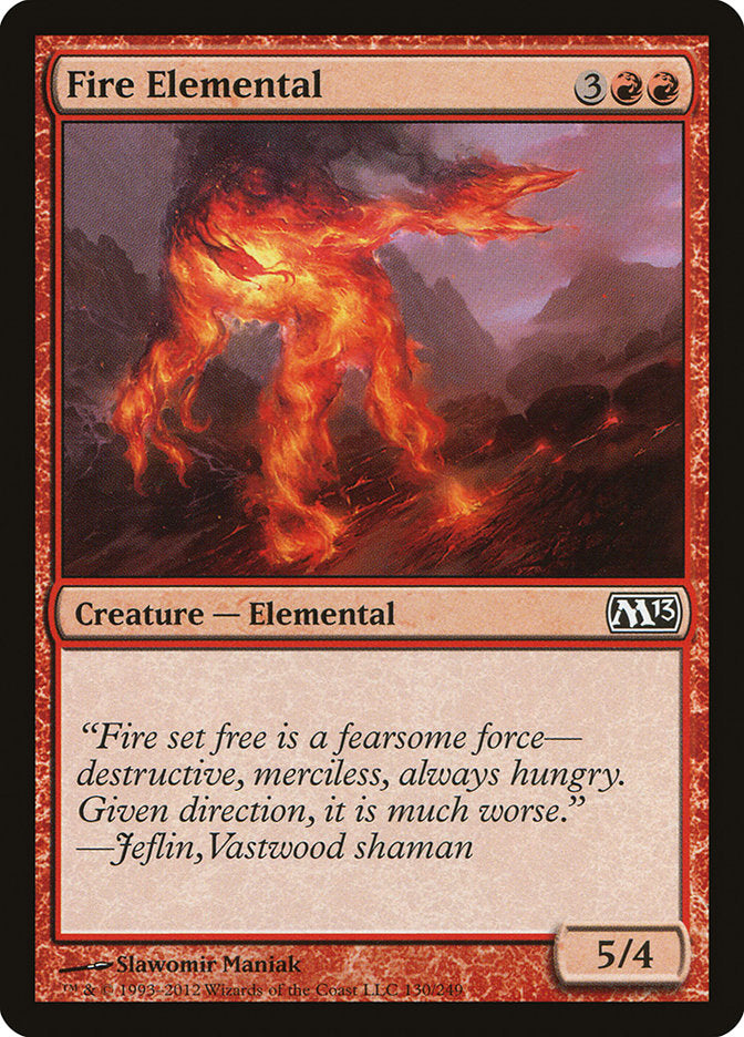 {C} Fire Elemental [Magic 2013][M13 130]