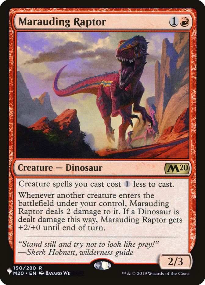 {R} Marauding Raptor [The List][LS M20 150]