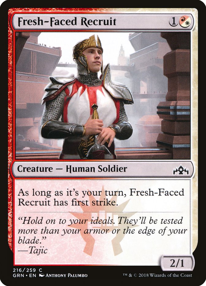 {C} Fresh-Faced Recruit [Guilds of Ravnica][GRN 216]