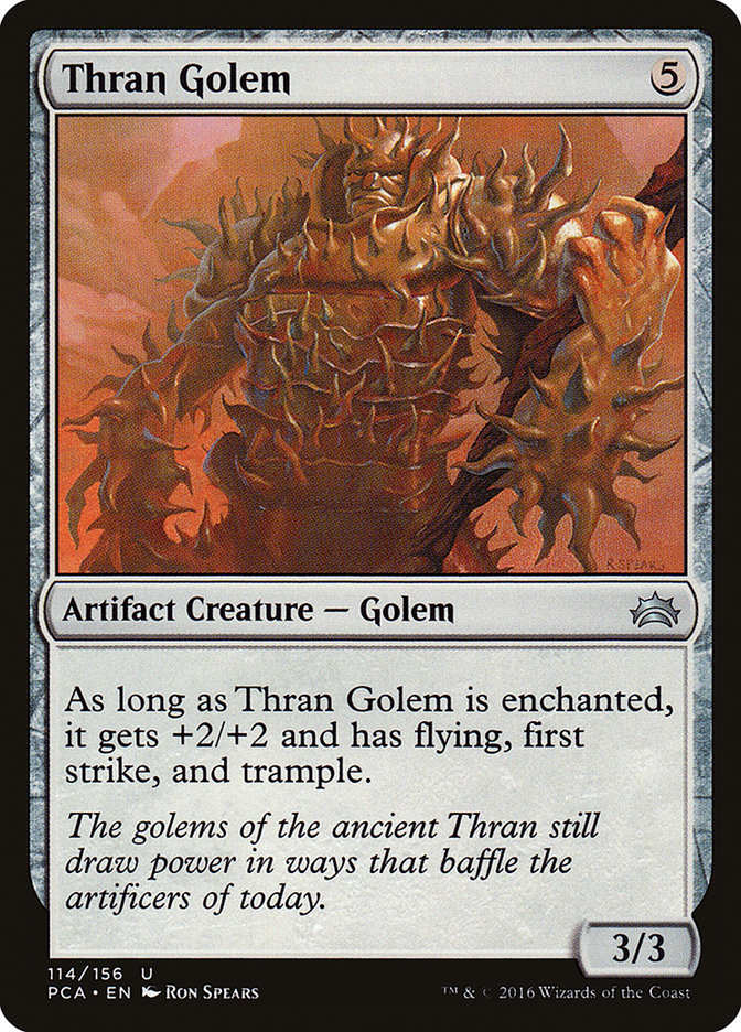 {C} Thran Golem [Planechase Anthology][PCA 114]