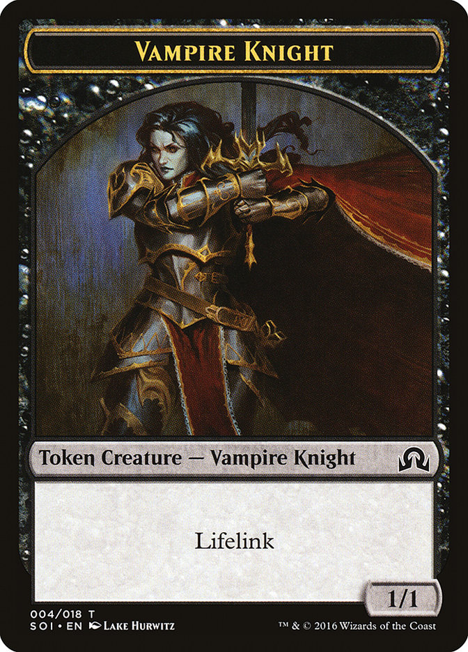 {T} Vampire Knight Token [Shadows over Innistrad Tokens][TSOI 004]