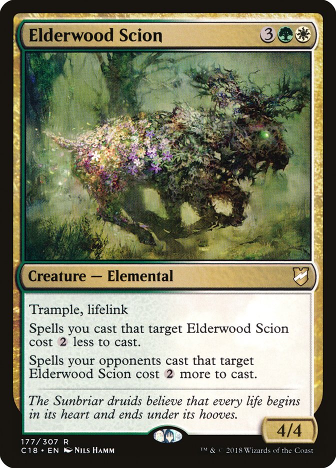 {R} Elderwood Scion [Commander 2018][C18 177]