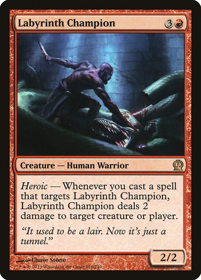 {R} Labyrinth Champion [Theros][THS 126]