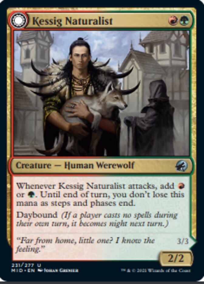 {C} Kessig Naturalist // Lord of the Ulvenwald [Innistrad: Midnight Hunt][MID 231]