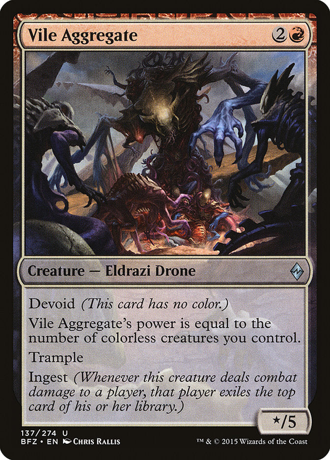 {C} Vile Aggregate [Battle for Zendikar][BFZ 137]