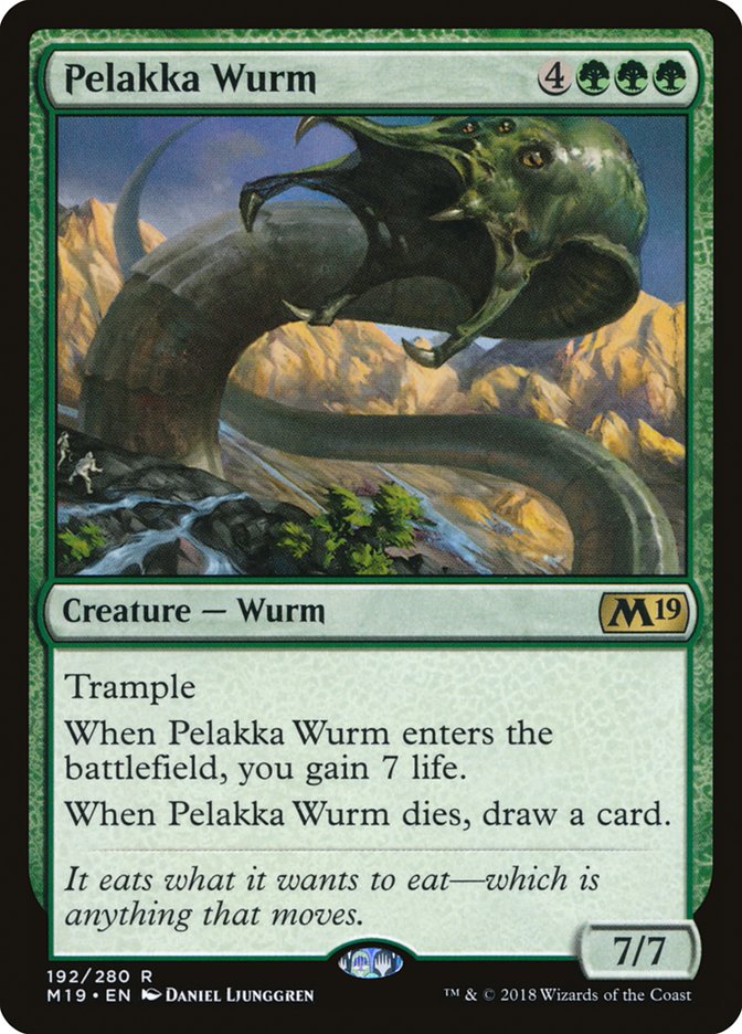 {R} Pelakka Wurm [Core Set 2019][M19 192]