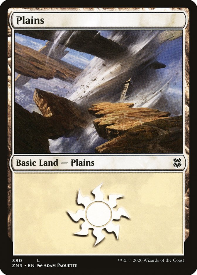 {B}[ZNR 380] Plains (380) [Zendikar Rising]