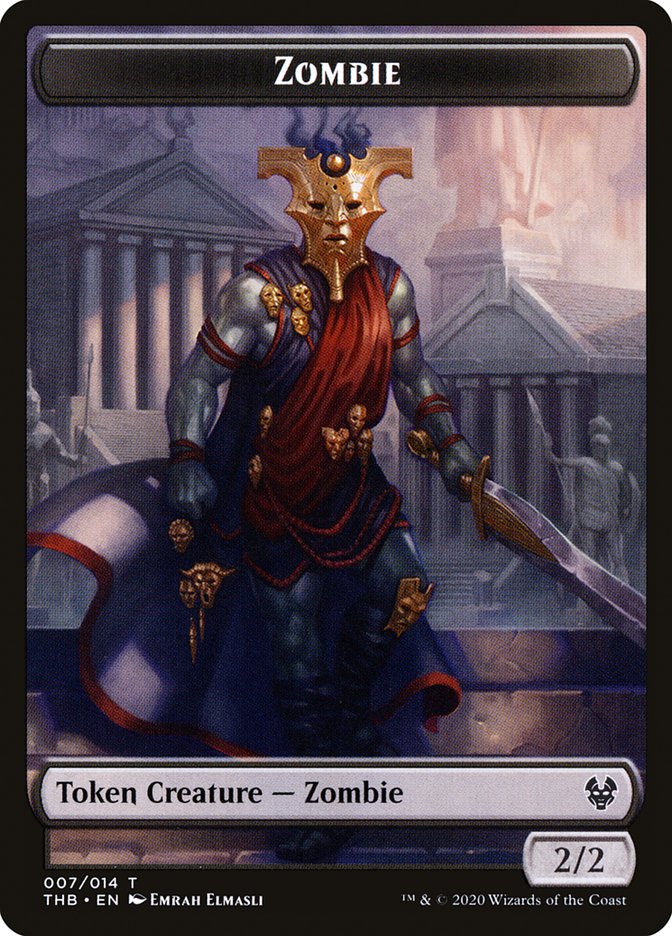 {T} Zombie Token [Theros Beyond Death Tokens][TTHB 007]