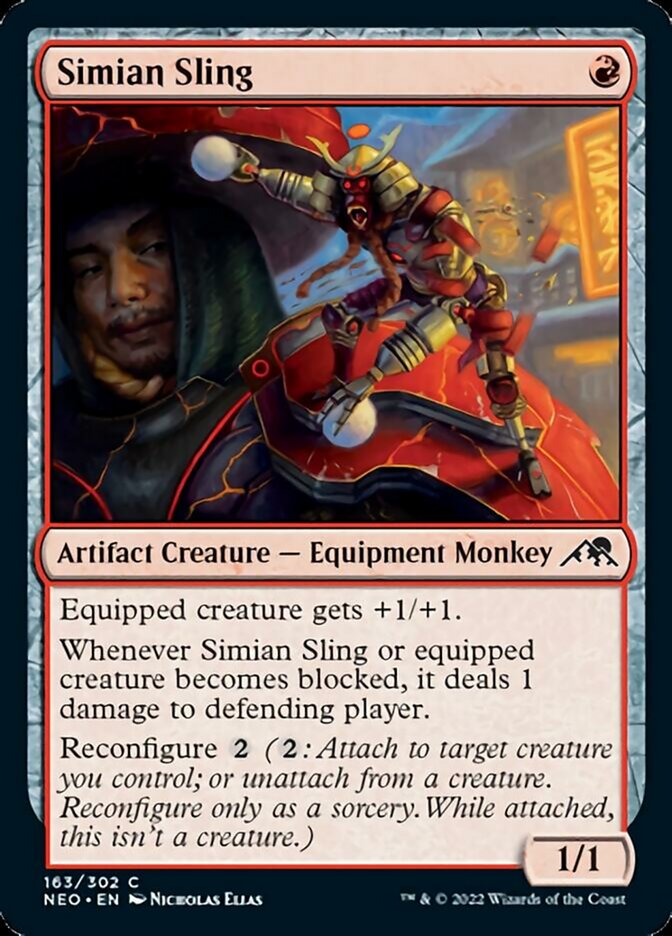 {C} Simian Sling [Kamigawa: Neon Dynasty][NEO 163]