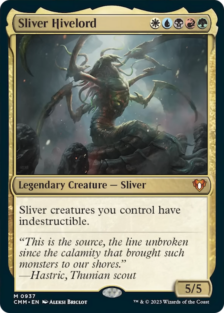 {R} Sliver Hivelord [Commander Masters][CMM 937]