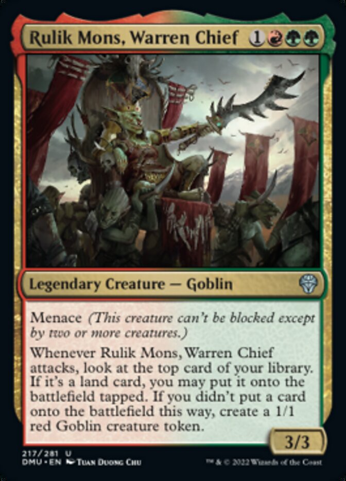 {@C} Rulik Mons, Warren Chief [Dominaria United][DMU 217]