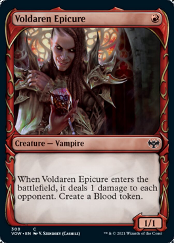 {C} Voldaren Epicure (Showcase Fang Frame) [Innistrad: Crimson Vow][VOW 308]