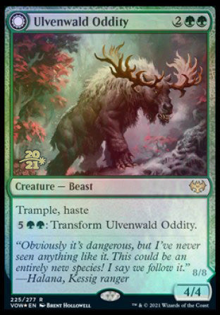 {@R} Ulvenwald Oddity // Ulvenwald Behemoth [Innistrad: Crimson Vow Prerelease Promos][PR VOW 225]