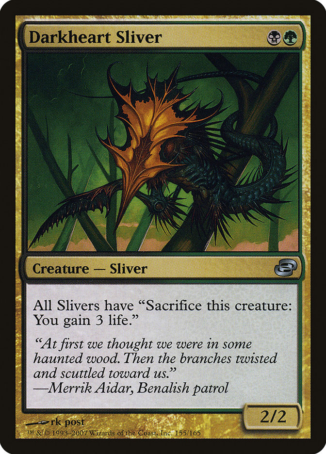 {C} Darkheart Sliver [Planar Chaos][PLC 155]