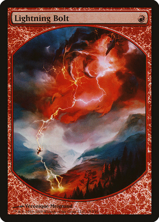 {R} Lightning Bolt [Magic Player Rewards 2010][PA P10 001]