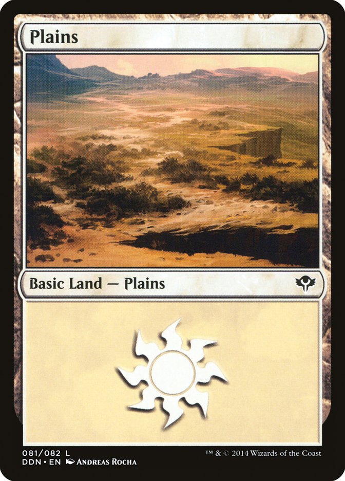 {B}[DDN 081] Plains (81) [Duel Decks: Speed vs. Cunning]