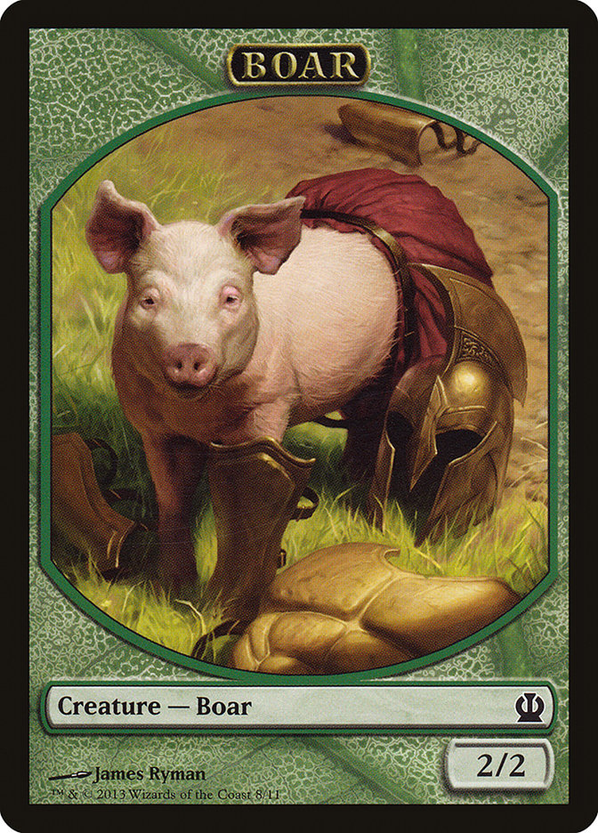 {T} Boar Token [Theros Tokens][TTHS 008]