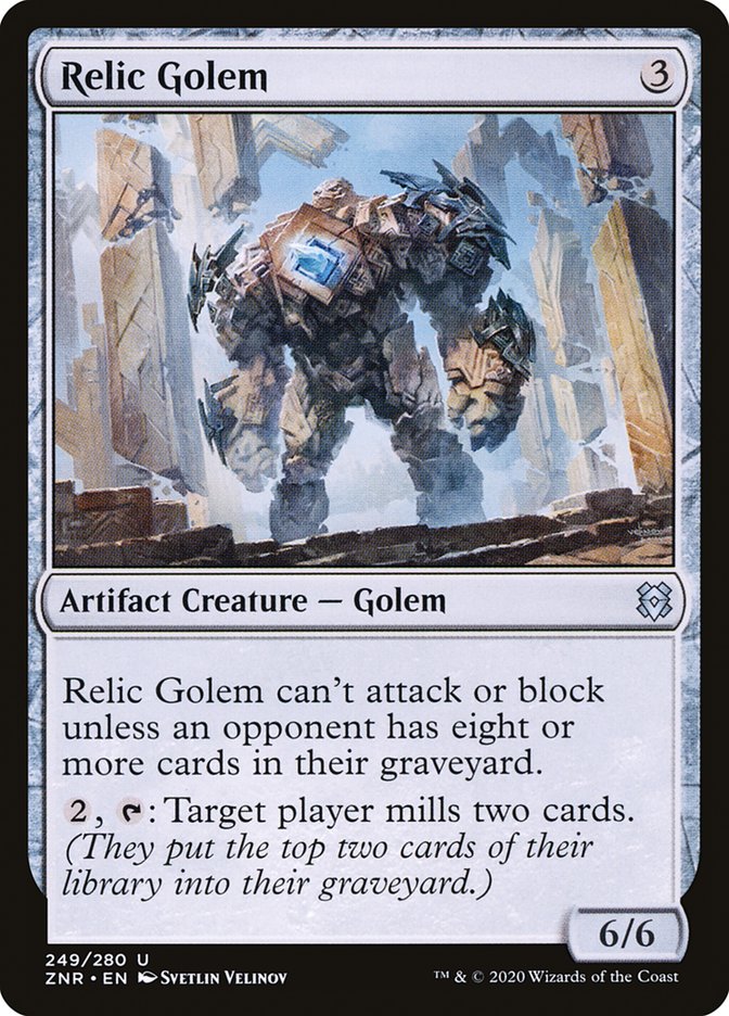 {C} Relic Golem [Zendikar Rising][ZNR 249]