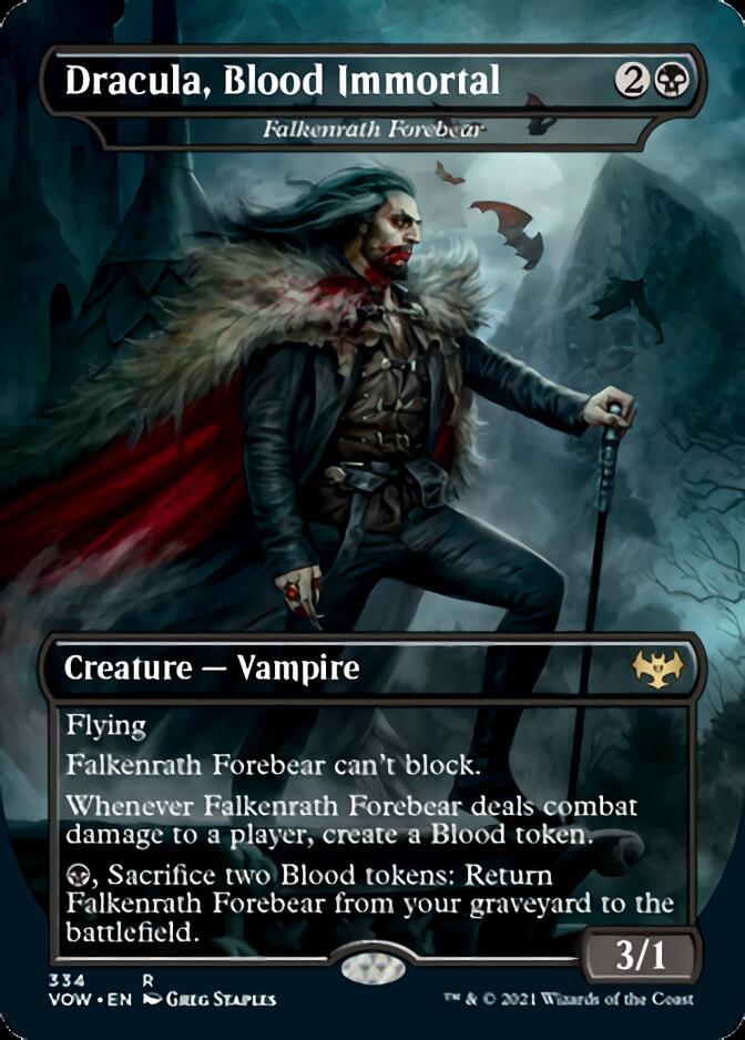 {R} Falkenrath Forebear - Dracula, Blood Immortal [Innistrad: Crimson Vow][VOW 334]