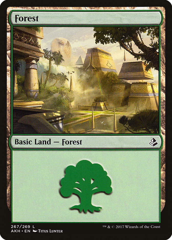 {B}[AKH 267] Forest (267) [Amonkhet]