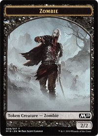 {T} Zombie // Goblin Double-sided Token (Game Night) [Core Set 2019 Tokens][TM19 008]