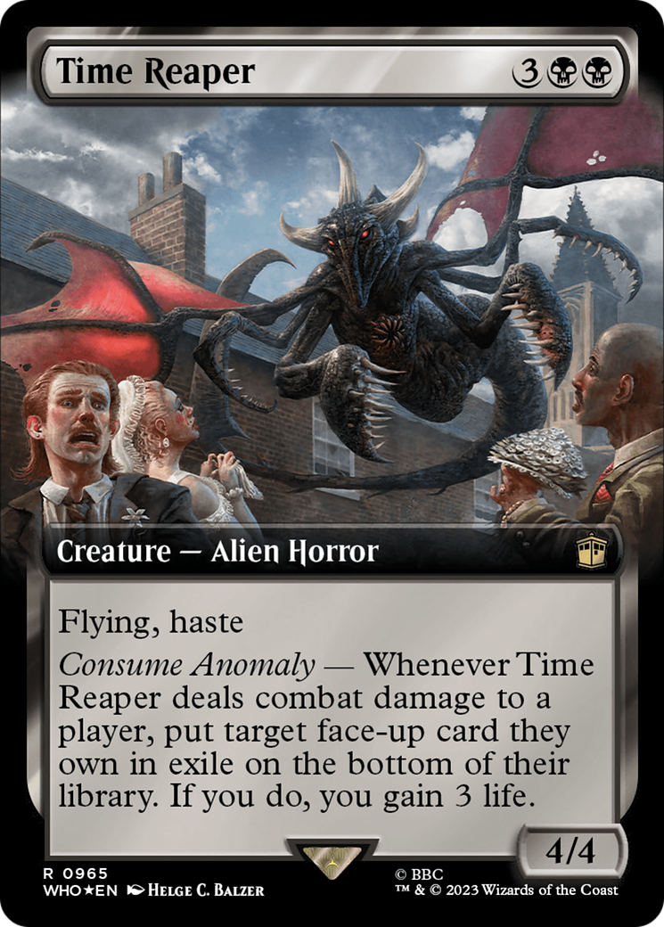 {R} Time Reaper (Extended Art) (Surge Foil) [Doctor Who][WHO 965]