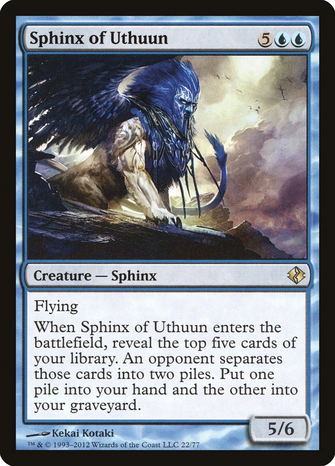 {R} Sphinx of Uthuun [Duel Decks: Venser vs. Koth][DDI 022]