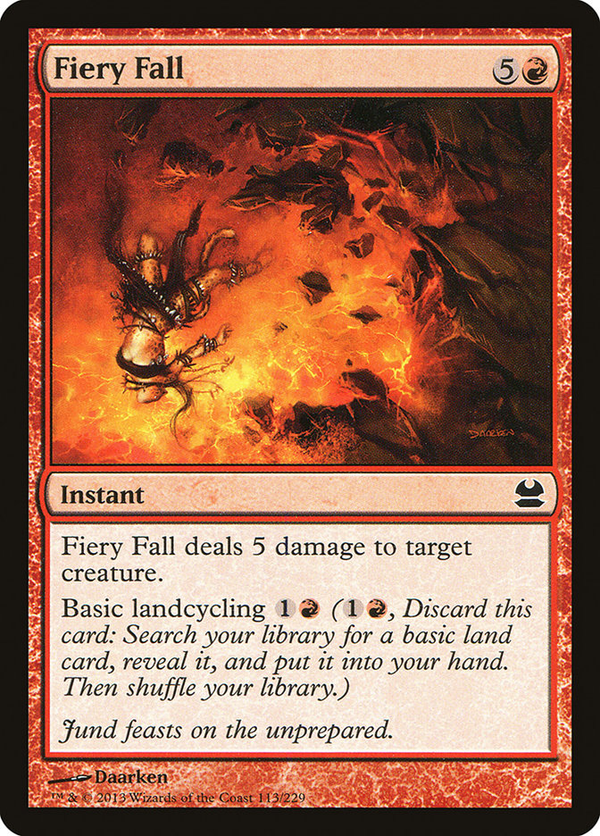 {C} Fiery Fall [Modern Masters][MMA 113]