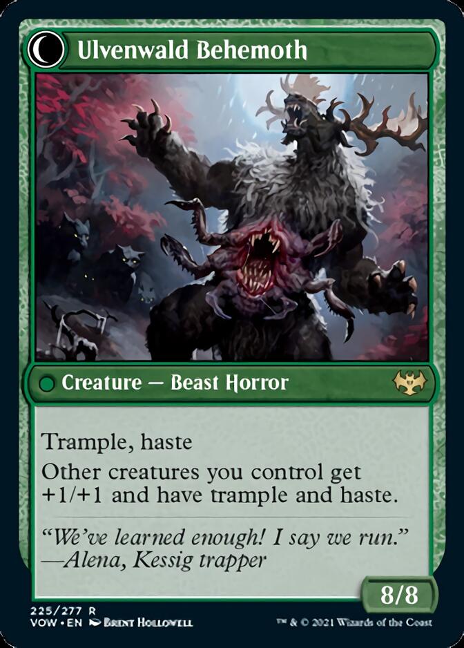 {R} Ulvenwald Oddity // Ulvenwald Behemoth [Innistrad: Crimson Vow][VOW 225]