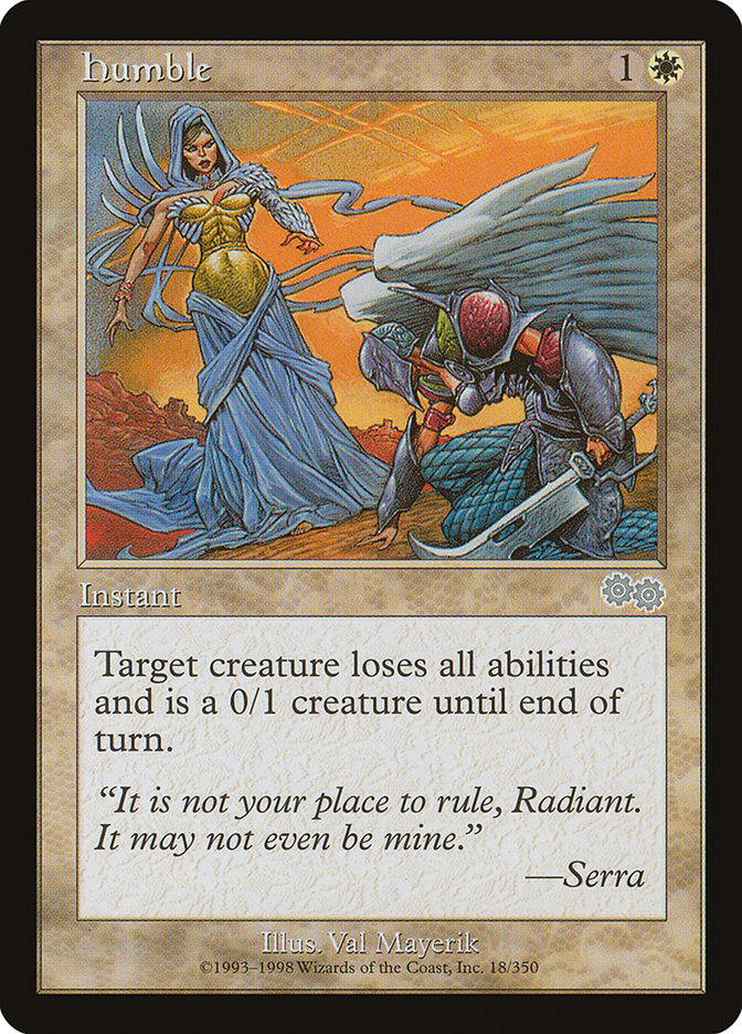 {C} Humble [Urza's Saga][USG 018]