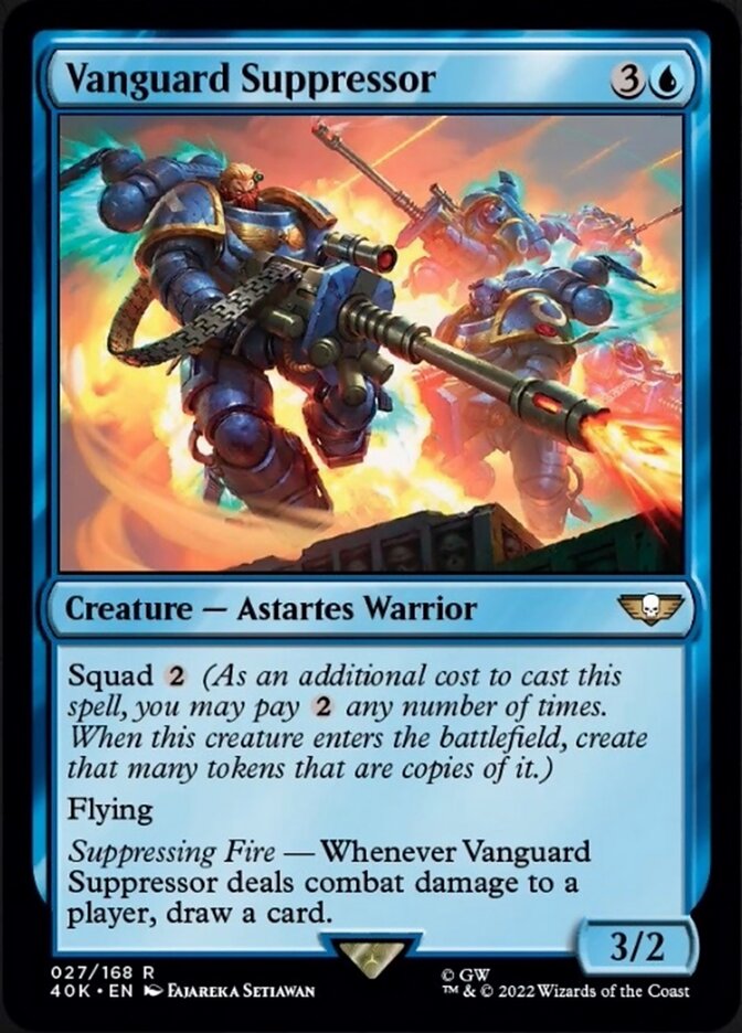 {R} Vanguard Suppressor (Surge Foil) [Universes Beyond: Warhammer 40,000][SF 40K 027]