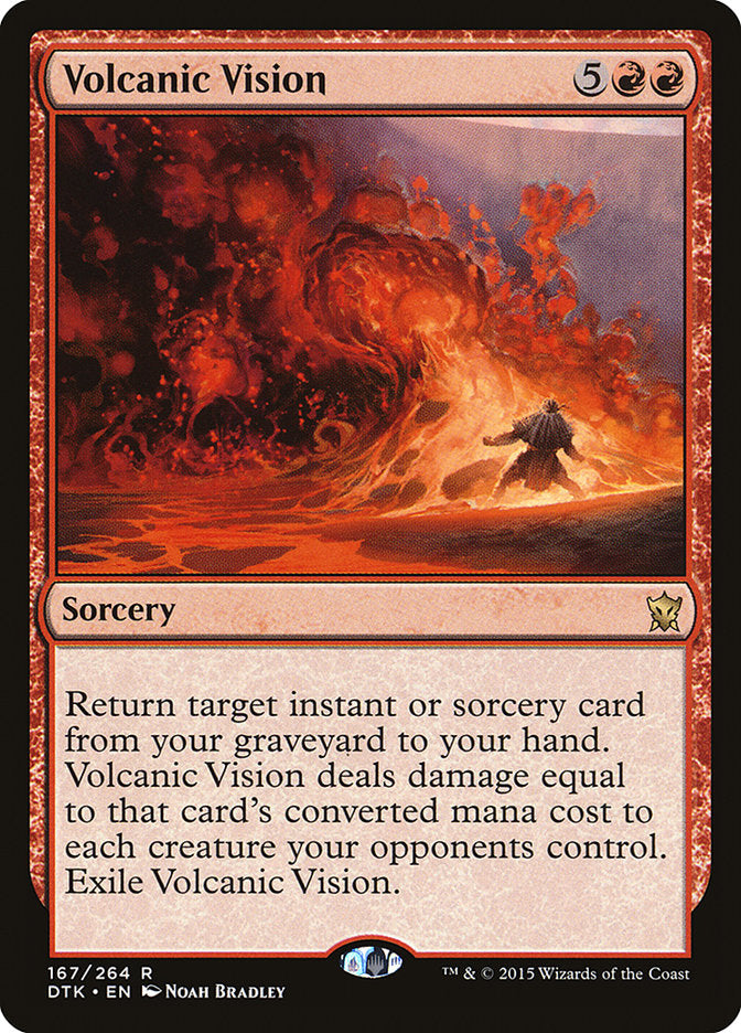 {R} Volcanic Vision [Dragons of Tarkir][DTK 167]