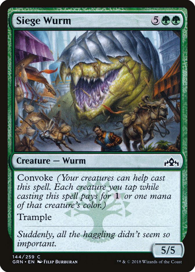 {C} Siege Wurm [Guilds of Ravnica][GRN 144]